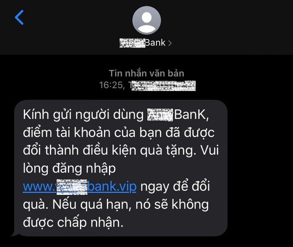Giả tin nhắn thương hiệu, lừa lấy tiền trong tài khoản người dân - Ảnh 2. Giả tin nhắn thương hiệu, lừa lấy tiền trong tài khoản người dân - Ảnh 2.