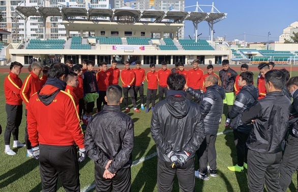 U23 Việt Nam hòa đội sinh viên Trường đại học Yeungnam - Ảnh 2. U23 Việt Nam hòa đội sinh viên Trường đại học Yeungnam - Ảnh 2.
