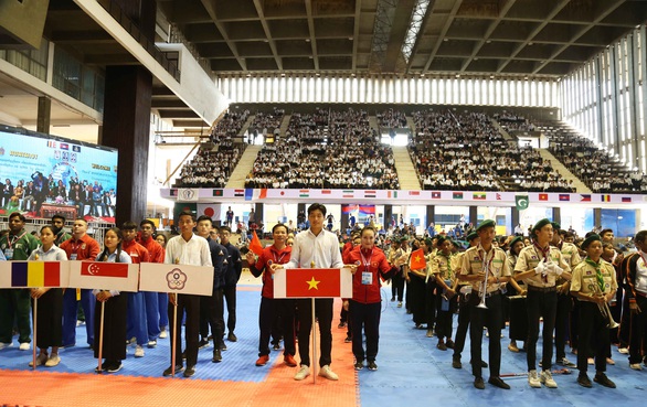 Không thể vào SEA Games, võ Việt đành hài lòng với sân chơi thế giới - Ảnh 1. Không thể vào SEA Games, võ Việt đành hài lòng với sân chơi thế giới - Ảnh 1.