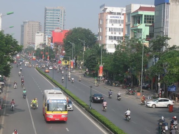 Hà Nội phân luồng giao thông để thi công tuyến đường 40m - Ảnh 1. Hà Nội phân luồng giao thông để thi công tuyến đường 40m - Ảnh 1.