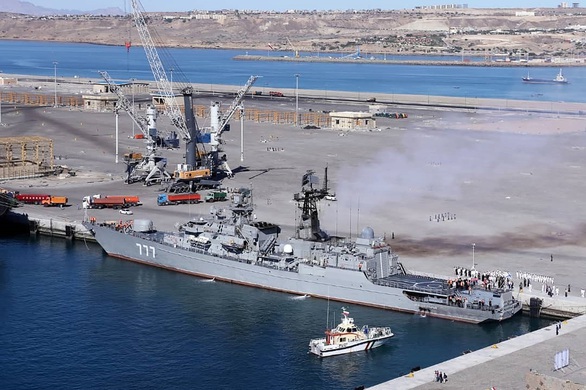 Iran khoe cùng Nga, Trung Quốc tạo tam giác quyền lực trên biển - Ảnh 2. Iran khoe cùng Nga, Trung Quốc tạo tam giác quyền lực trên biển - Ảnh 2.