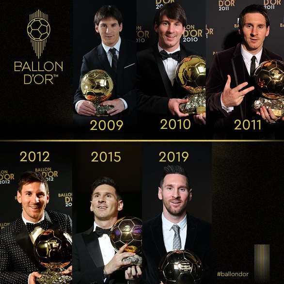 Đánh bại Van Dijk, Messi lập kỷ lục giành 6 Quả bóng vàng - Ảnh 2. Đánh bại Van Dijk, Messi lập kỷ lục giành 6 Quả bóng vàng - Ảnh 2.