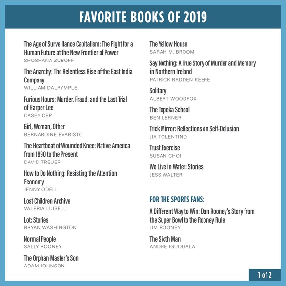 Cựu Tổng thống Obama đọc sách gì trong năm 2019? - Ảnh 2. Cựu Tổng thống Obama đọc sách gì trong năm 2019? - Ảnh 2.