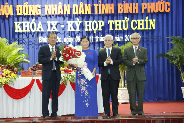 Bà Trần Tuệ Hiền giữ chức chủ tịch tỉnh Bình Phước - Ảnh 1.