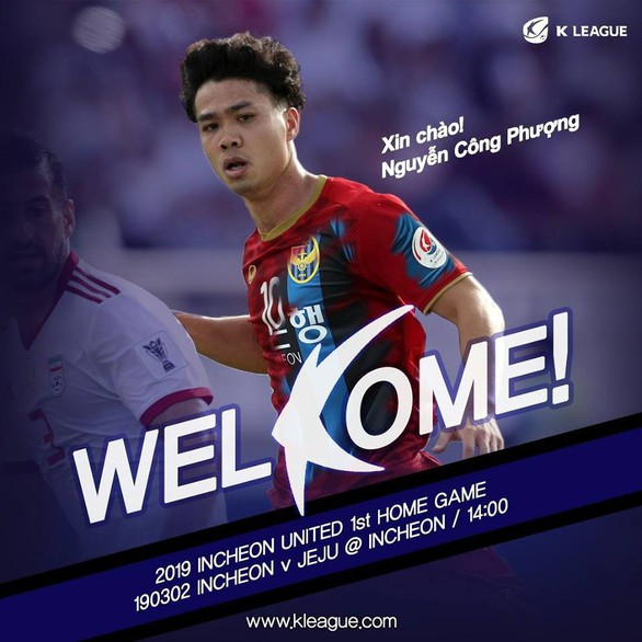 Trang chủ K-League viết: Xin chào! Nguyễn Công Phượng - Ảnh 1. Trang chủ K-League viết: Xin chào! Nguyễn Công Phượng - Ảnh 1.
