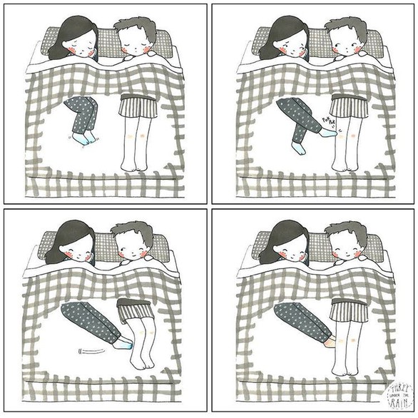Ký hoạ ngộ nghĩnh về cuộc sống lứa đôi - Ảnh 7. Ký hoạ ngộ nghĩnh về cuộc sống lứa đôi - Ảnh 7.