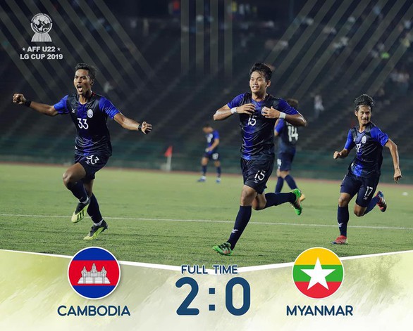 CĐV Myanmar chỉ trích trọng tài sau trận thua U-22 Campuchia - Ảnh 2. CĐV Myanmar chỉ trích trọng tài sau trận thua U-22 Campuchia - Ảnh 2.