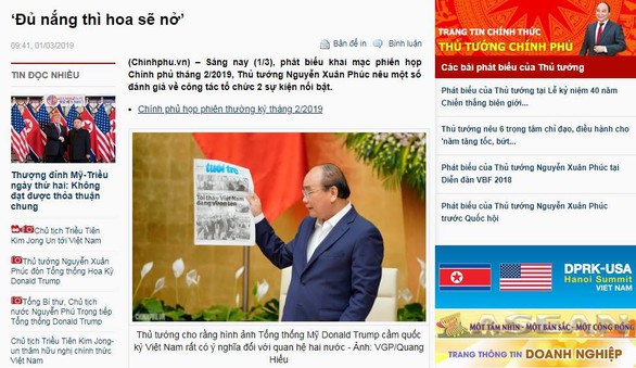 Thủ tướng: Việc tổ chức Thượng đỉnh Mỹ - Triều được quốc tế đánh giá cao - Ảnh 3. Thủ tướng: Việc tổ chức Thượng đỉnh Mỹ - Triều được quốc tế đánh giá cao - Ảnh 3.