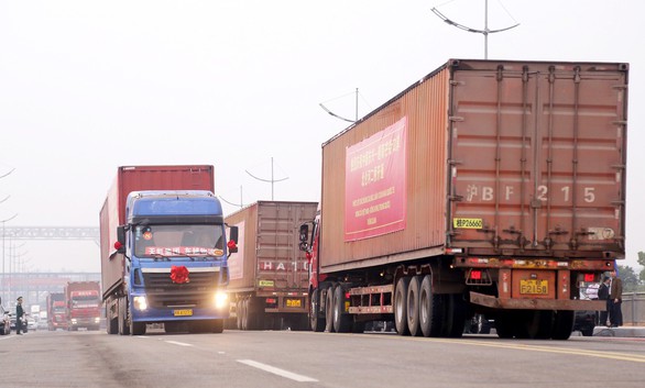 Chính thức thông quan cầu Bắc Luân II nối Móng Cái với Quảng Tây - Ảnh 2. Chính thức thông quan cầu Bắc Luân II nối Móng Cái với Quảng Tây - Ảnh 2.