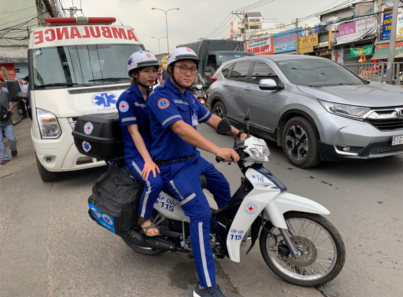 TP.HCM có trạm cấp cứu bằng xe hai bánh thứ 3 - Ảnh 2. TP.HCM có trạm cấp cứu bằng xe hai bánh thứ 3 - Ảnh 2.