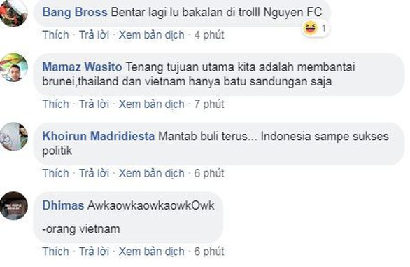 Đội nhà bít cửa, CĐV Indonesia trù ẻo Việt Nam thua Thái Lan - Ảnh 2. Đội nhà bít cửa, CĐV Indonesia trù ẻo Việt Nam thua Thái Lan - Ảnh 2.