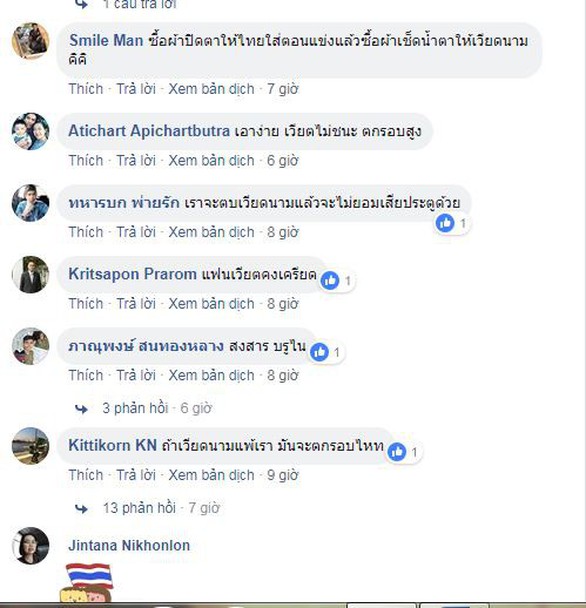 CĐV Thái Lan kêu gọi đội nhà đá văng Việt Nam khỏi VCK U23 châu Á 2020 - Ảnh 2. CĐV Thái Lan kêu gọi đội nhà đá văng Việt Nam khỏi VCK U23 châu Á 2020 - Ảnh 2.