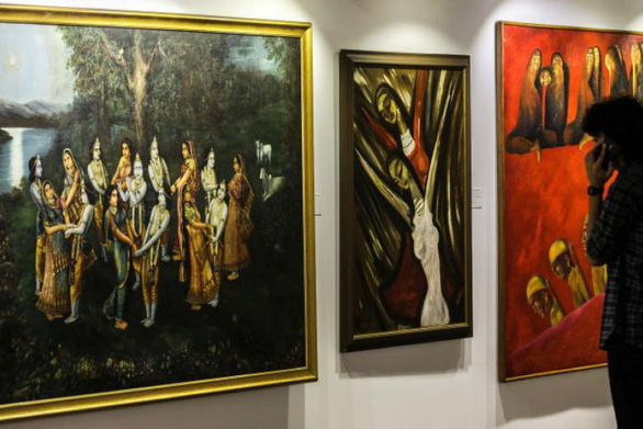 Ấn Độ đấu giá bộ sưu tập nghệ thuật của tỉ phú nghi lừa đảo - Ảnh 1.