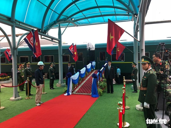 Chủ tịch Kim Jong Un vẫy chào Việt Nam, tàu rời ga Đồng Đăng - Ảnh 11. Chủ tịch Kim Jong Un vẫy chào Việt Nam, tàu rời ga Đồng Đăng - Ảnh 11.