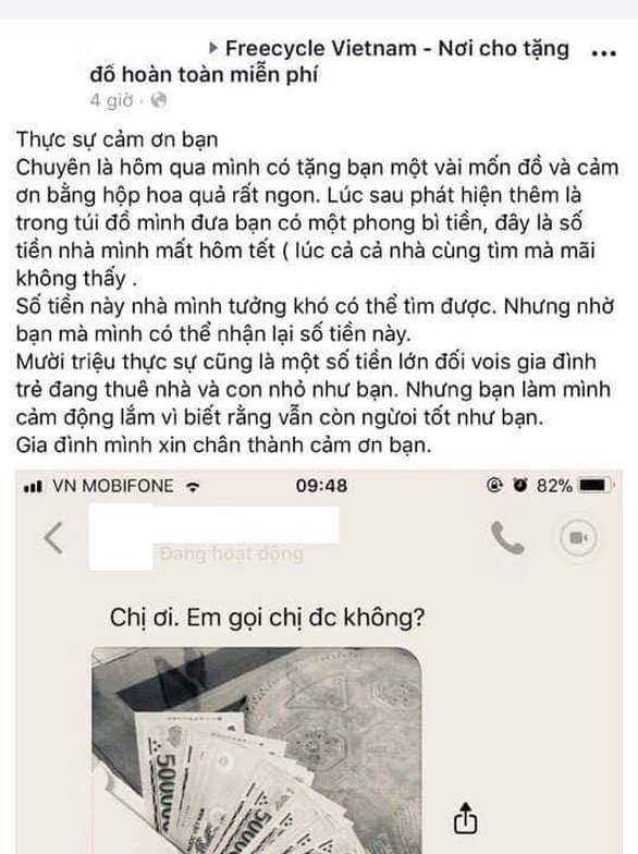 Nữ giáo viên trả lại 10 triệu đồng trong túi quần áo cũ được tặng - Ảnh 3. Nữ giáo viên trả lại 10 triệu đồng trong túi quần áo cũ được tặng - Ảnh 3.