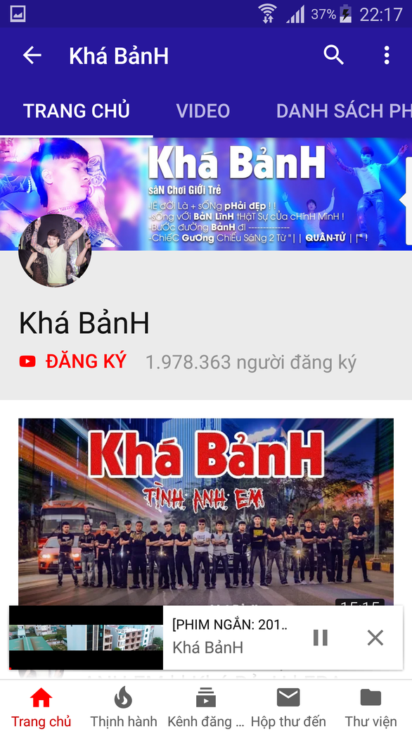 Khá Bảnh từng đoạt Nút Vàng, có phải Youtube đã dễ dãi? - Ảnh 2. Khá Bảnh từng đoạt Nút Vàng, có phải Youtube đã dễ dãi? - Ảnh 2.