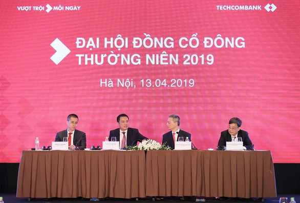 Techcombank đặt mục tiêu lãi 11.750 tỉ đồng năm 2019 - Ảnh 1. Techcombank đặt mục tiêu lãi 11.750 tỉ đồng năm 2019 - Ảnh 1.