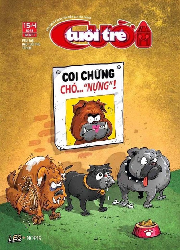 Sáng mai phát hành Tuổi Trẻ Cười số 15-4-2019 - Ảnh 1. Sáng mai phát hành Tuổi Trẻ Cười số 15-4-2019 - Ảnh 1.