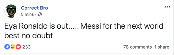 Cộng đồng mạng: Ronaldo cố tình thua để tránh…Messi - Ảnh 8. Cộng đồng mạng: Ronaldo cố tình thua để tránh…Messi - Ảnh 8.