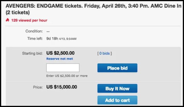 Avengers: Endgame - Phe vé đội giá trên trời làm người xem bức xúc - Ảnh 6. Avengers: Endgame - Phe vé đội giá trên trời làm người xem bức xúc - Ảnh 6.