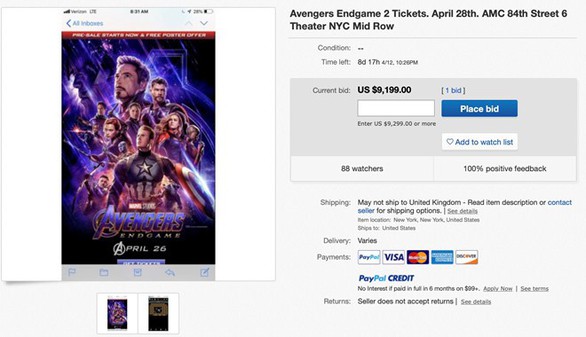 Avengers: Endgame - Phe vé đội giá trên trời làm người xem bức xúc - Ảnh 7. Avengers: Endgame - Phe vé đội giá trên trời làm người xem bức xúc - Ảnh 7.