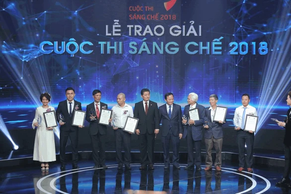 Sao Thái Dương được xướng tên tại Cuộc thi Sáng chế 2018 - Ảnh 2. Sao Thái Dương được xướng tên tại Cuộc thi Sáng chế 2018 - Ảnh 2.