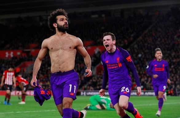 Ngược dòng hạ Southampton, Liverpool chiếm lại đỉnh bảng - Ảnh 2. Ngược dòng hạ Southampton, Liverpool chiếm lại đỉnh bảng - Ảnh 2.