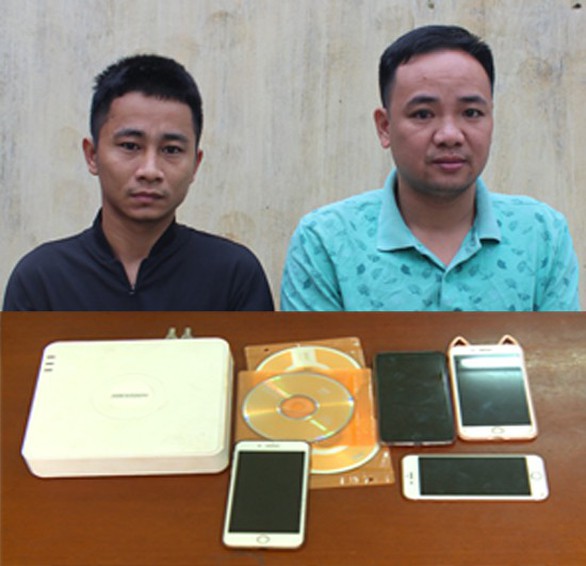 Bắt giữ hai nghi phạm cho vay lãi nặng đến 216%/năm ở Thanh Hóa - Ảnh 1. Bắt giữ hai nghi phạm cho vay lãi nặng đến 216%/năm ở Thanh Hóa - Ảnh 1.