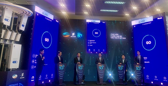 Thử nghiệm thành công cuộc gọi đầu tiên tại Việt Nam bằng công nghệ 5G