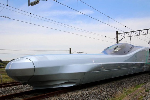 Nhật thử nghiệm tàu Shinkansen nhanh nhất thế giới 400km/h - Ảnh 1. Nhật thử nghiệm tàu Shinkansen nhanh nhất thế giới 400km/h - Ảnh 1.