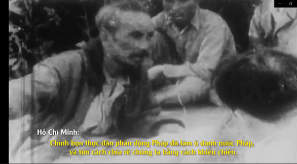 Lần đầu công chiếu những thước phim quý của Pháp về Chủ tịch Hồ Chí Minh - Ảnh 3. Lần đầu công chiếu những thước phim quý của Pháp về Chủ tịch Hồ Chí Minh - Ảnh 3.