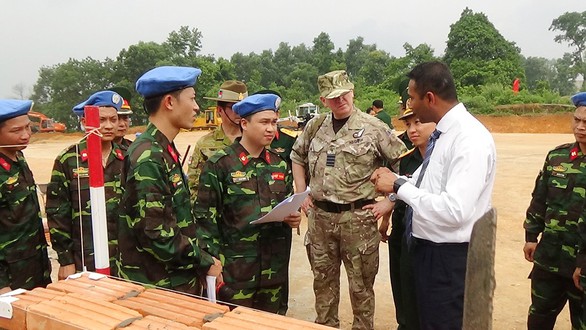 Công binh Việt Nam với nhiệm vụ gìn giữ hòa bình - Ảnh 1. Công binh Việt Nam với nhiệm vụ gìn giữ hòa bình - Ảnh 1.