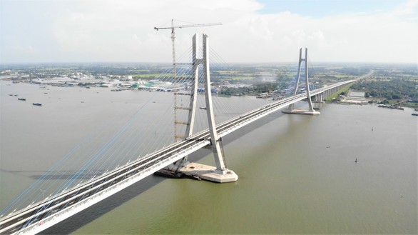 Người dân háo hức chờ lên cầu Vàm Cống - Ảnh 5. Người dân háo hức chờ lên cầu Vàm Cống - Ảnh 5.