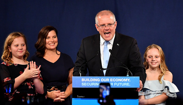 Káº¿t quáº£ hÃ¬nh áº£nh cho ThuÌ tÆ°Æ¡Ìng Scott Morrison triÌnh laÌng tÃ¢n chiÌnh phuÌ Äa sÃ´Ì