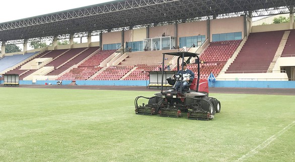 U23 Việt Nam đá giao hữu với U23 Myanmar trên sân Việt Trì - Ảnh 1. U23 Việt Nam đá giao hữu với U23 Myanmar trên sân Việt Trì - Ảnh 1.