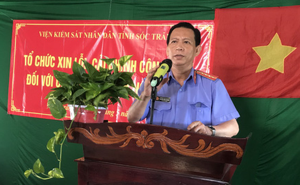 Viện KSND tỉnh Sóc Trăng xin lỗi nữ chủ nhiệm hợp tác xã bị truy tố sai - Ảnh 1. Viện KSND tỉnh Sóc Trăng xin lỗi nữ chủ nhiệm hợp tác xã bị truy tố sai - Ảnh 1.