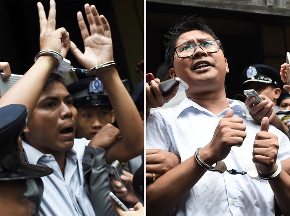 Myanmar ân xá hơn 6.500 tù nhân, có 2 phóng viên của Reuters - Ảnh 1. Myanmar ân xá hơn 6.500 tù nhân, có 2 phóng viên của Reuters - Ảnh 1.