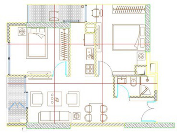 Phong thủy cho khu vực trung tâm nhà - Ảnh 1.