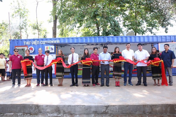 Thư viện container với hàng ngàn đầu sách cho thiếu nhi - Ảnh 1. Thư viện container với hàng ngàn đầu sách cho thiếu nhi - Ảnh 1.