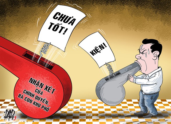 Bị nhận xét hách dịch, lãng phí, một CSGT khởi kiện - Ảnh 1. Bị nhận xét hách dịch, lãng phí, một CSGT khởi kiện - Ảnh 1.
