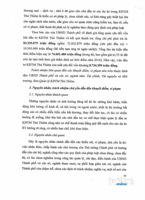 Thanh tra Chính phủ công bố kết luận thanh tra Thủ Thiêm - Ảnh 11. Thanh tra Chính phủ công bố kết luận thanh tra Thủ Thiêm - Ảnh 11.