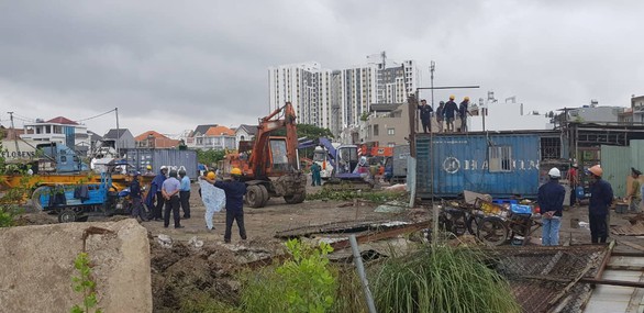 Cưỡng chế tháo dỡ 7 căn nhà trái phép của một cá nhân - Ảnh 1. Cưỡng chế tháo dỡ 7 căn nhà trái phép của một cá nhân - Ảnh 1.