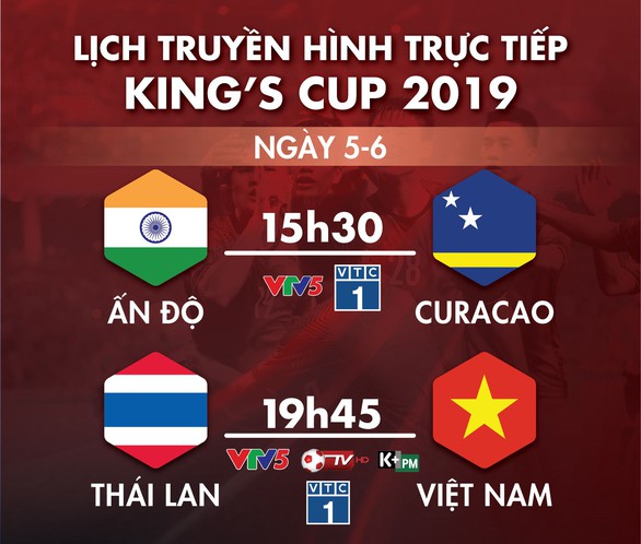 Lịch truyền hình trận Thái Lan gặp Việt Nam ngày 5-6 - Ảnh 1. Lịch truyền hình trận Thái Lan gặp Việt Nam ngày 5-6 - Ảnh 1.
