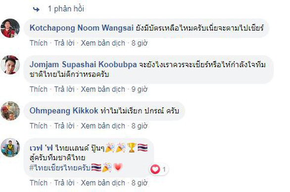 CĐV Thái Lan: Hãy để Việt Nam thấy ai là vua của Đông Nam Á - Ảnh 1. CĐV Thái Lan: Hãy để Việt Nam thấy ai là vua của Đông Nam Á - Ảnh 1.