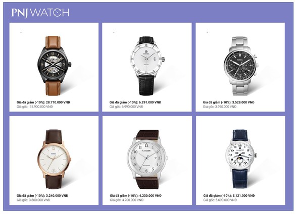 Ưu đãi đến 32% khi mua đồng hồ nhân Ngày của cha tại PNJ WATCH - Ảnh 3. Ưu đãi đến 32% khi mua đồng hồ nhân Ngày của cha tại PNJ WATCH - Ảnh 3.