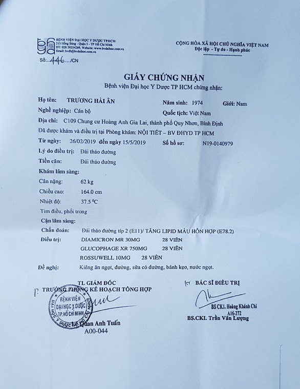 Nghi vấn phó giám đốc sở khai dối việc điều trị bệnh - Ảnh 1. Nghi vấn phó giám đốc sở khai dối việc điều trị bệnh - Ảnh 1.