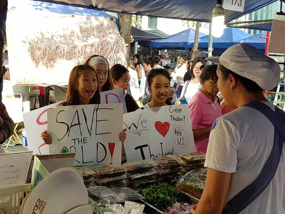 Chiến binh 11 tuổi làm thuyết khách vì môi trường - Ảnh 2. Chiến binh 11 tuổi làm thuyết khách vì môi trường - Ảnh 2.