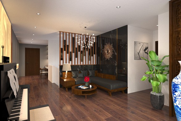 Không gian bình yên trong căn hộ duplex giữa lòng Hà Nội - Ảnh 5. Không gian bình yên trong căn hộ duplex giữa lòng Hà Nội - Ảnh 5.
