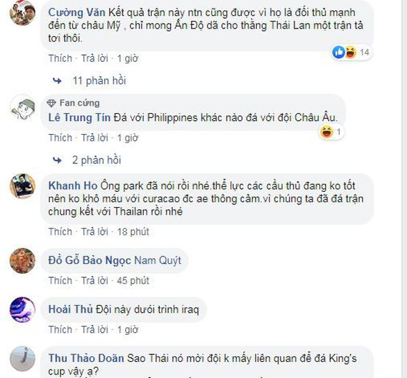 Dân mạng tự tin đội tuyển Việt Nam sẽ hạ đo ván Curacao - Ảnh 1. Dân mạng tự tin đội tuyển Việt Nam sẽ hạ đo ván Curacao - Ảnh 1.