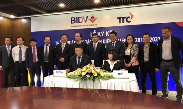 TTC và BIDV ký kết hợp tác toàn diện giai đoạn 2019-2023 - Ảnh 1. TTC và BIDV ký kết hợp tác toàn diện giai đoạn 2019-2023 - Ảnh 1.
